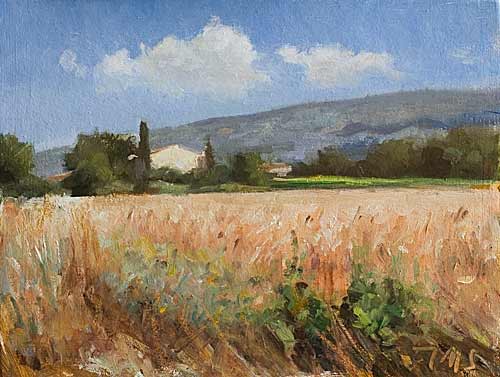 daily painting titled Pays de Ventoux