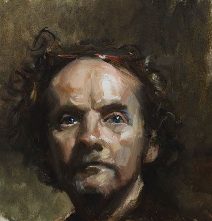 daily painting titled Self-portrait