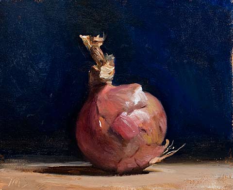 daily painting titled Midnight onion