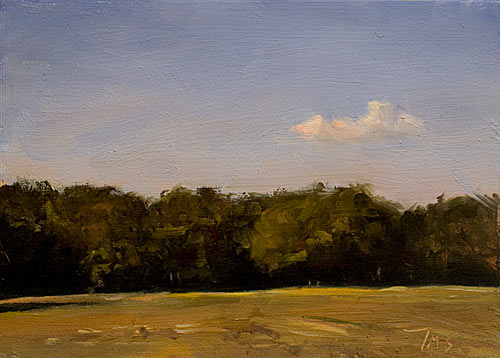 daily painting titled Late afternoon