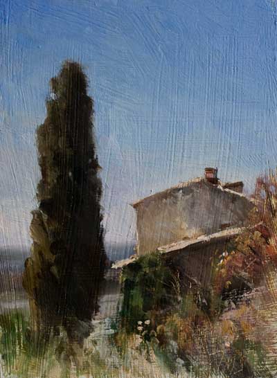 daily painting titled Above Modene