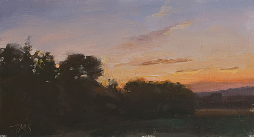 daily painting titled Last light