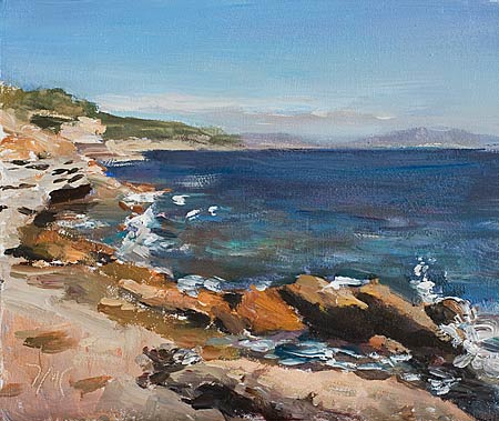daily painting titled Cap Rousset