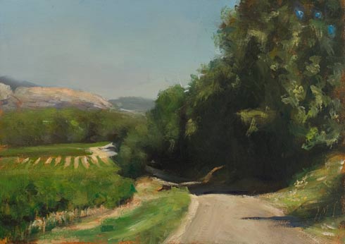 daily painting titled September road