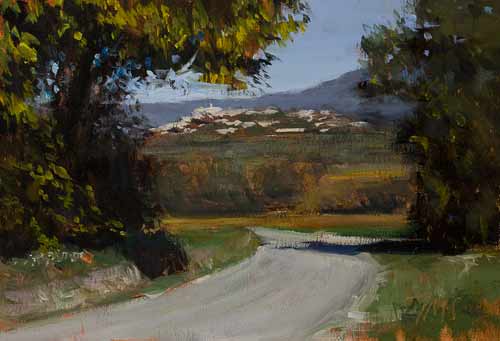 daily painting titled Crillon le Brave from Modene
