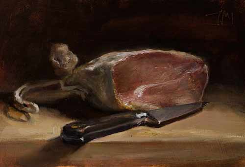 daily painting titled Ham 