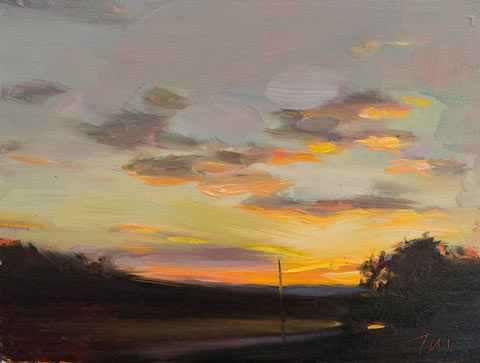 daily painting titled Sunset