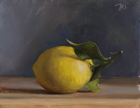 daily painting titled Lemon