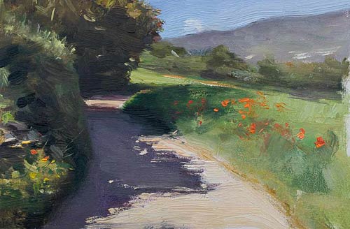 daily painting titled Afternoon shadows