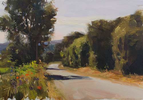daily painting titled Route de Bedoin