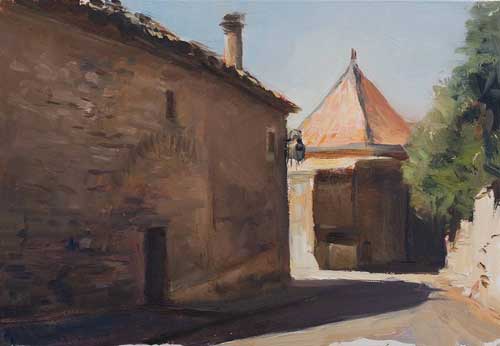 daily painting titled Crillon-le-brave