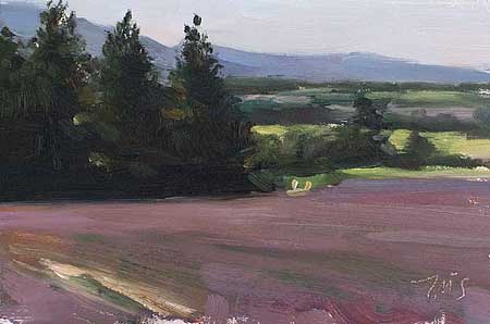 daily painting titled August lavender