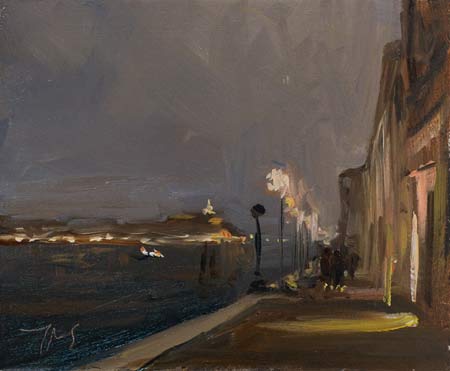 daily painting titled Venice nocturne