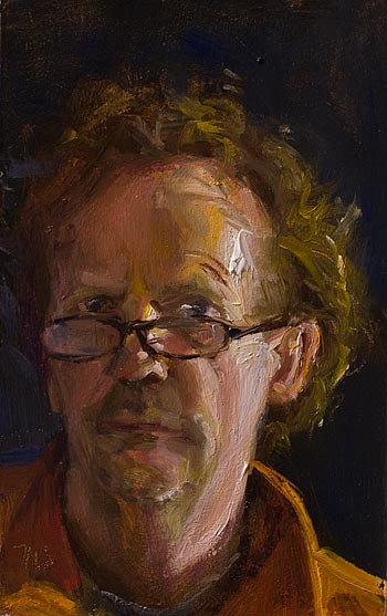 daily painting titled Self portrait