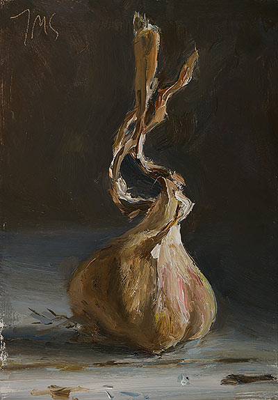 daily painting titled Garlic