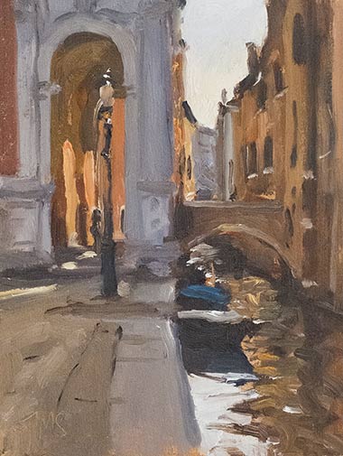 daily painting titled Scuola Grande di San Rocco