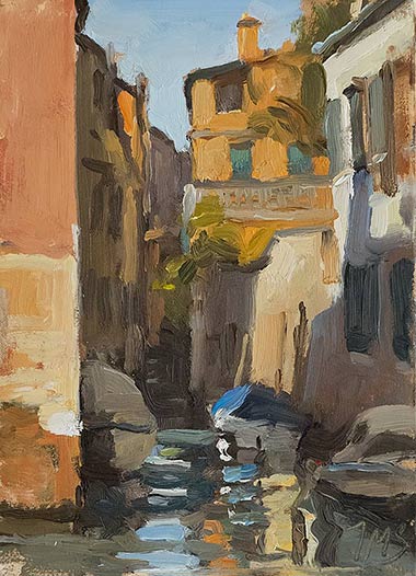 daily painting titled Rio dei Tolentini