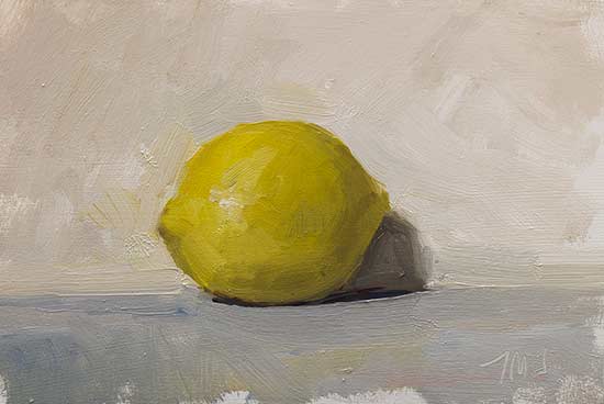 daily painting titled Night lemon