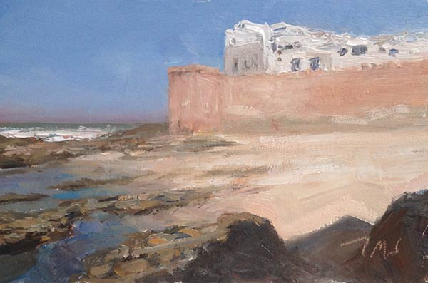 daily painting titled The Medina, Essaouira