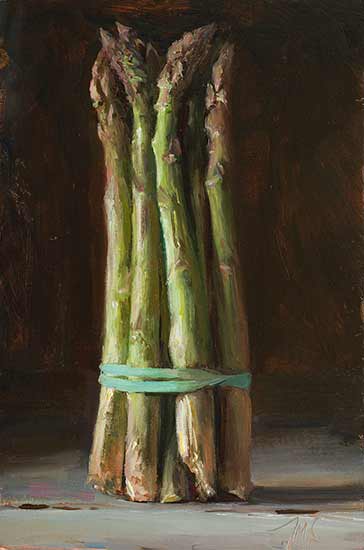 daily painting titled Asparagus
