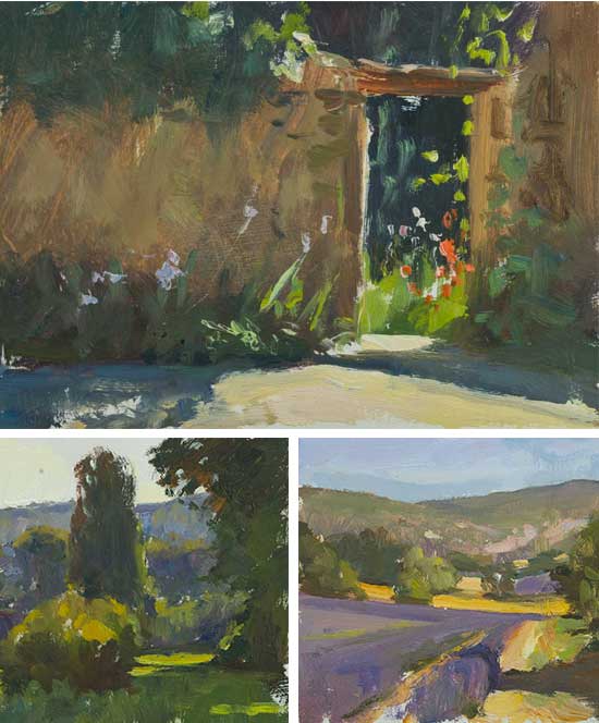 daily painting titled Workshop demonstrations