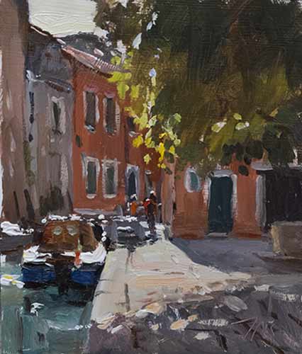 daily painting titled Campiello Gorne