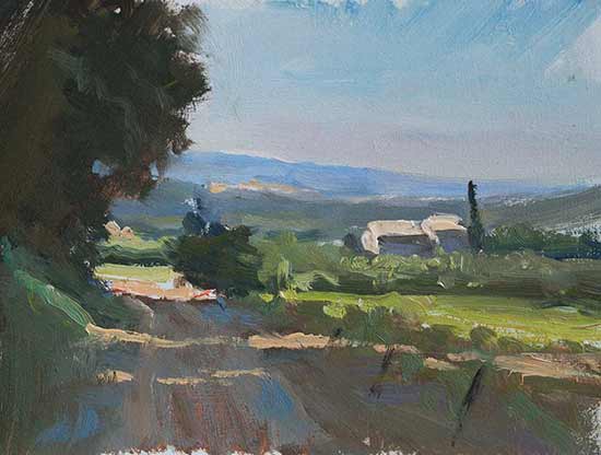 daily painting titled May workshop demos