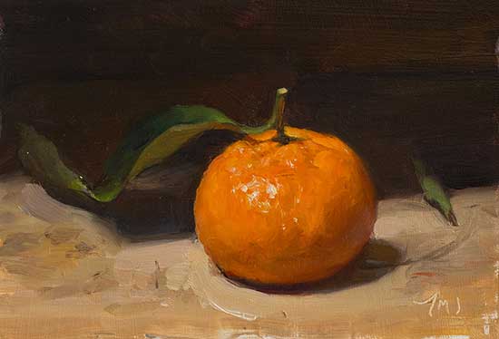 daily painting titled Clementine 