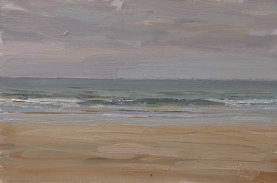 daily painting titled Barleycove beach