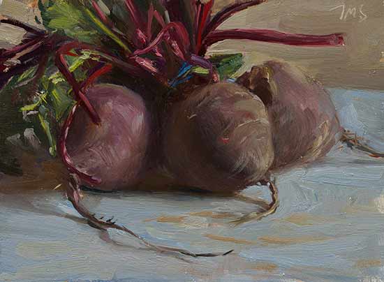 daily painting titled Beets