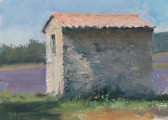 daily painting titled Cabanon