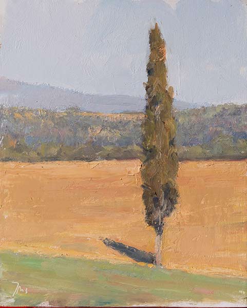 daily painting titled Campagna Romana