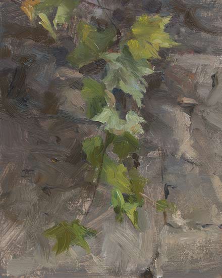 daily painting titled Autumn leaves