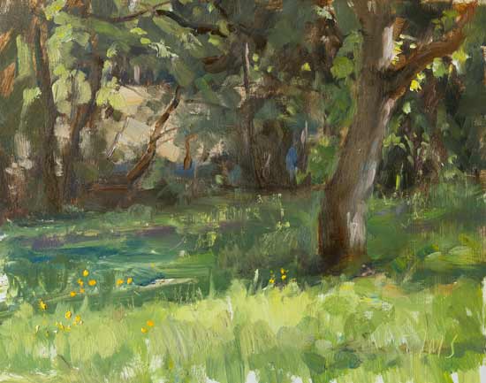 daily painting titled Spring shade