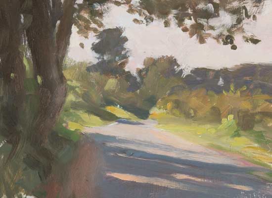 daily painting titled Chemin montant