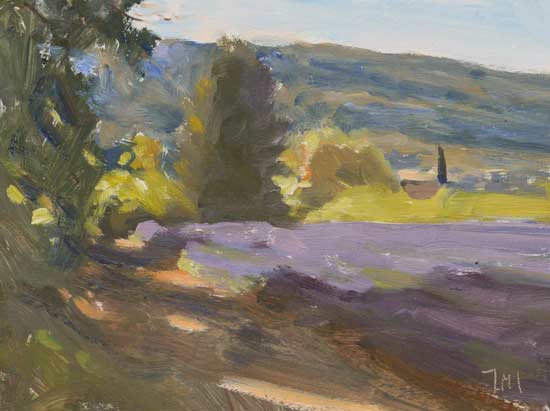 daily painting titled Early morning, Sault