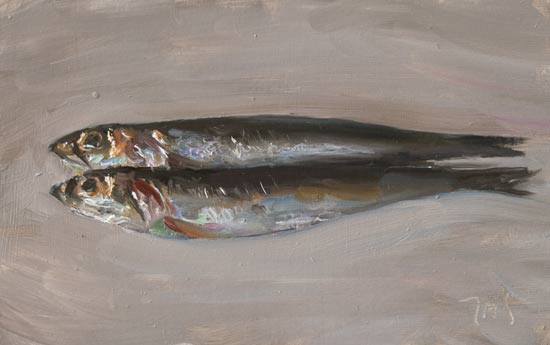 daily painting titled Anchovies
