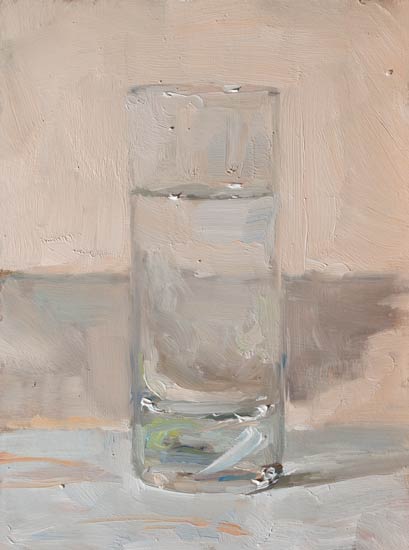 daily painting titled Glass of water