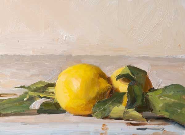 daily painting titled Citrons de Nice
