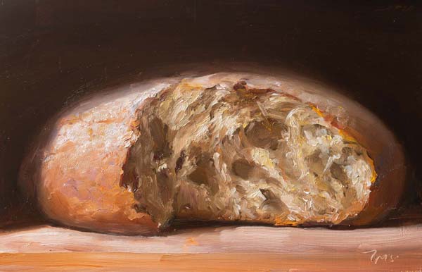daily painting titled Tourte
