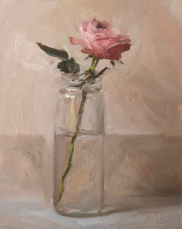 daily painting titled Rose