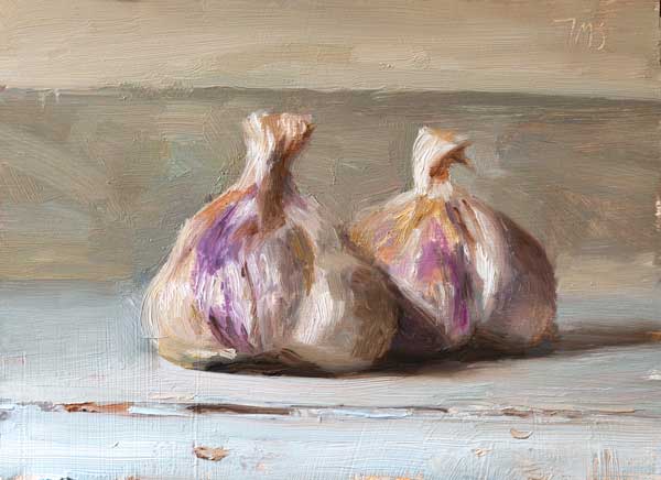 daily painting titled Ail violet