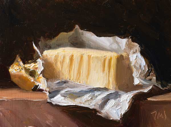 daily painting titled Butter
