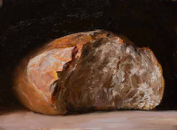 daily painting titled Pain de Campagne
