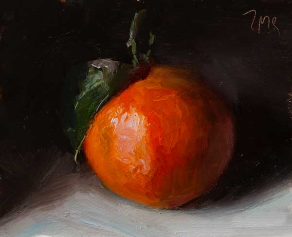 daily painting titled Clementine