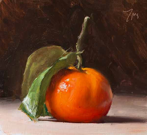 daily painting titled Clementine