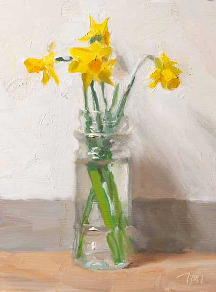 daily painting titled Jonquils