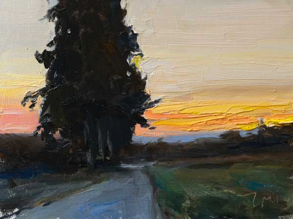 daily painting titled Evening