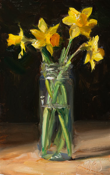 daily painting titled Jonquils