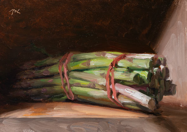 daily painting titled Asparagus
